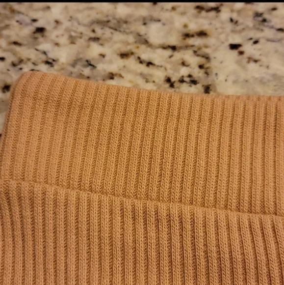 Lett Gotland Knit Bike Shorts in Nude Loungewear Ribbed NWT Like Skims. - Picture 6 of 6